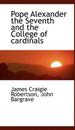 pope alexander the seventh and the college of cardinals_cover