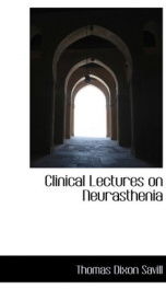 clinical lectures on neurasthenia_cover