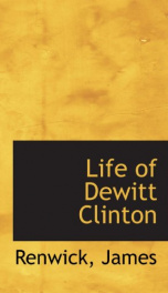 life of dewitt clinton_cover