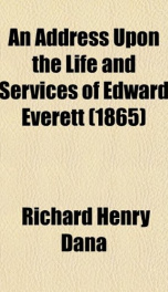 an address upon the life and services of edward everett_cover