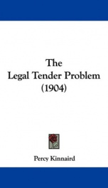 the legal tender problem_cover