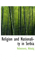 religion and nationality in serbia_cover