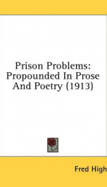 prison problems propounded in prose and poetry_cover
