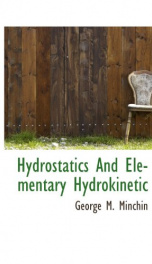 hydrostatics and elementary hydrokinetics_cover