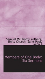 members of one body six sermons_cover