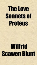the love sonnets of proteus_cover
