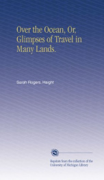 over the ocean or glimpses of travel in many lands_cover