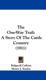 The One-Way Trail_cover