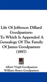 life of jefferson dillard goodpasture_cover