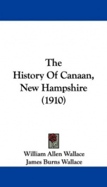 the history of canaan new hampshire_cover