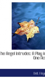 the angel intrudes a play in one act_cover