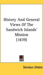 history and general views of the sandwich islands mission_cover