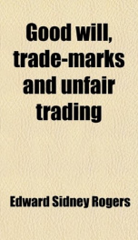 good will trade marks and unfair trading_cover