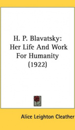 h p blavatsky her life and work for humanity_cover
