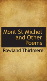 mont st michel and other poems_cover