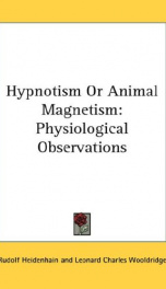 hypnotism or animal magnetism physiological observations_cover