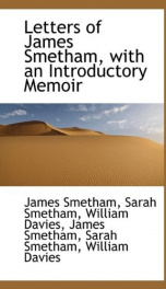 letters of james smetham with an introductory memoir_cover