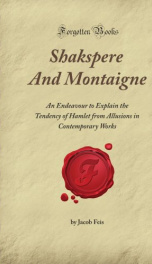 Shakspere and Montaigne_cover