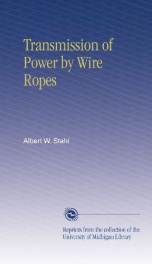 transmission of power by wire ropes_cover