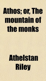 athos or the mountain of the monks_cover