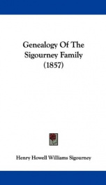 genealogy of the sigourney family_cover