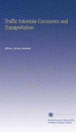 traffic interstate commerce and transportation_cover