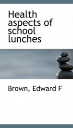 health aspects of school lunches_cover