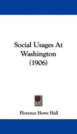 social usages at washington_cover
