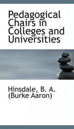 pedagogical chairs in colleges and universities_cover