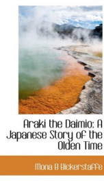 araki the daimio a japanese story of the olden time_cover