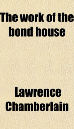 the work of the bond house_cover