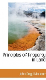 principles of property in land_cover