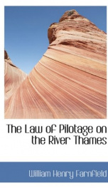the law of pilotage on the river thames_cover