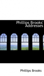 phillips brooks addresses_cover