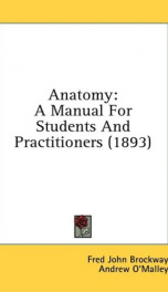 anatomy a manual for students and practitioners_cover