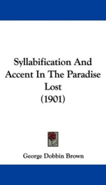 syllabification and accent in the paradise lost_cover