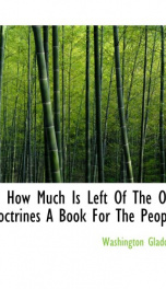 how much is left of the old doctrines a book for the people_cover