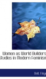 women as world builders studies in modern feminism_cover