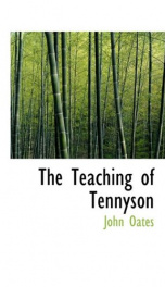 the teaching of tennyson_cover