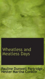 wheatless and meatless days_cover