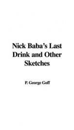 nick babas last drink and other sketches_cover