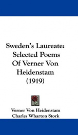 swedens laureate selected poems of verner von heidenstam_cover