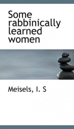 some rabbinically learned women_cover