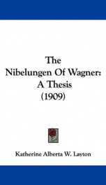 the nibelungen of wagner_cover