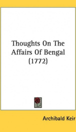 thoughts on the affairs of bengal_cover