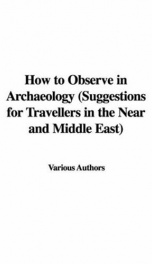 How to Observe in Archaeology_cover