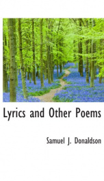 lyrics and other poems_cover