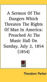a sermon of the dangers which threaten the rights of man in america preached at_cover