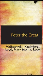 peter the great_cover