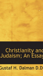 christianity and judaism an essay_cover